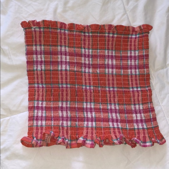 plaid tube top - Picture 1 of 2
